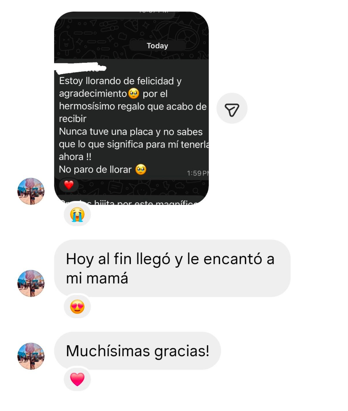 Testimonio destacado recibido por Grabado Celestial